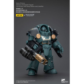 JoyToy - Sons of Horus - Tartaros Terminator Squad With Heavy Flamer And Chainfist 1/18 - WH40K