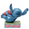 Enesco - Disney Tradition by Jim Shore - Lilo and Stich - Stitch cuddling a heart