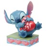 Enesco - Disney Tradition by Jim Shore - Lilo and Stich - Stitch cuddling a heart
