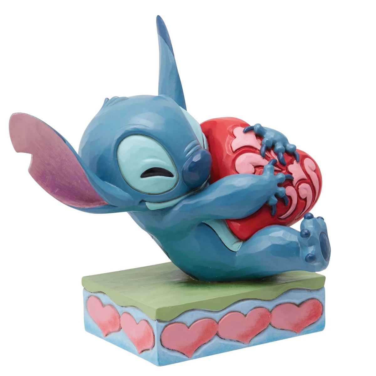 Enesco - Disney Tradition by Jim Shore - Lilo and Stich - Stitch cuddling a heart