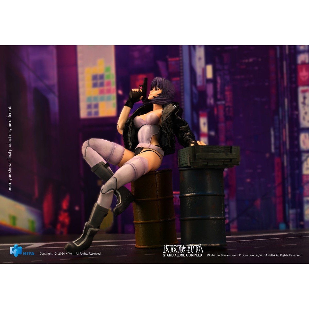 HIYA TOYS - Exquisite Super Series - MOTOKO KUSANAGI 1/12 - GITS Stand Alone Complex