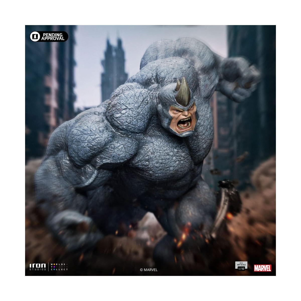 Iron Studios Marvel Spider-Man Vs Villains - Rhino BDS Art Scale 1/10