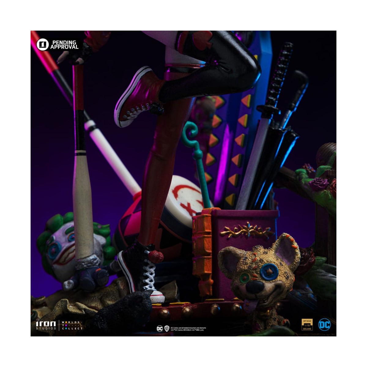 Iron Studios DC Comics - Harley Quinn (Gotham City Sirens) Deluxe Arts Scale 1/10