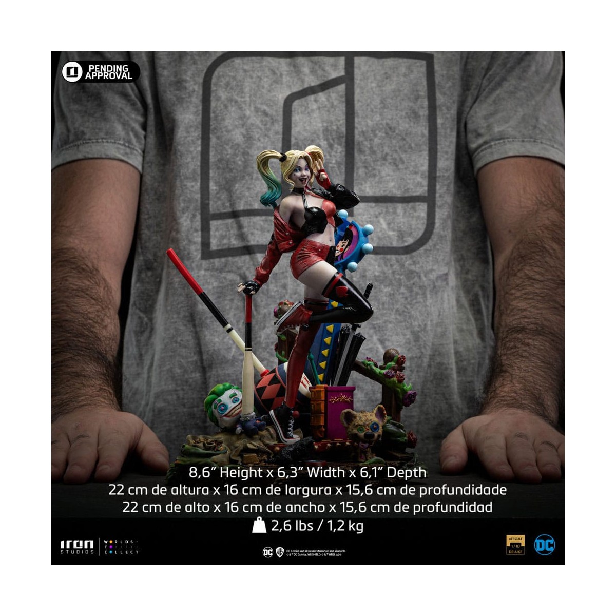 Iron Studios DC Comics - Harley Quinn (Gotham City Sirens) Deluxe Arts Scale 1/10