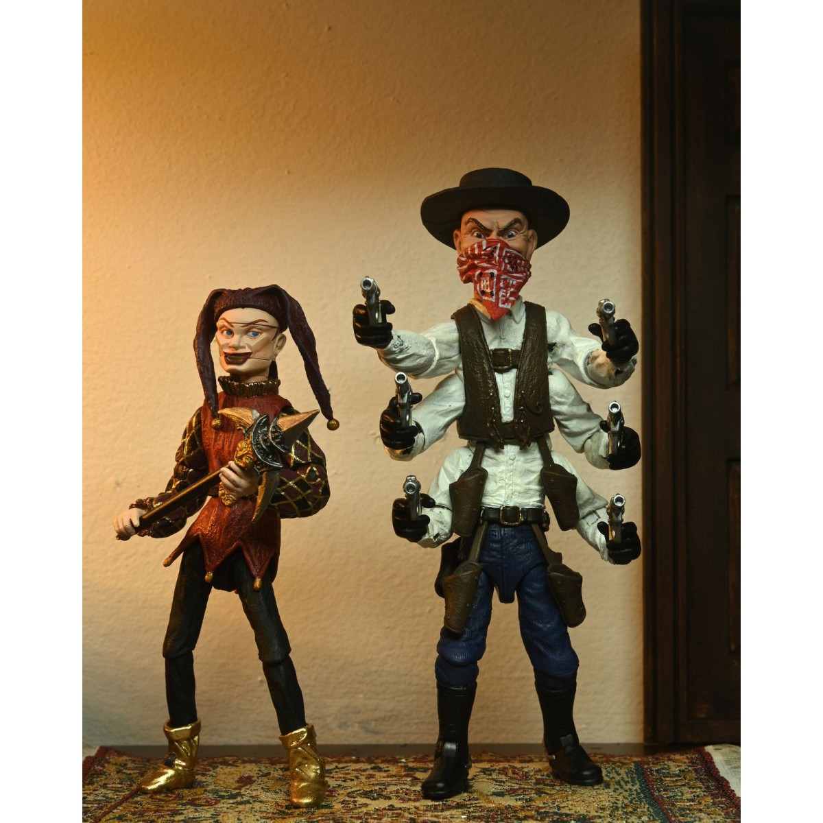 Neca - Puppet Master - pack 2 Ultimate Six Shooter & Jester figures