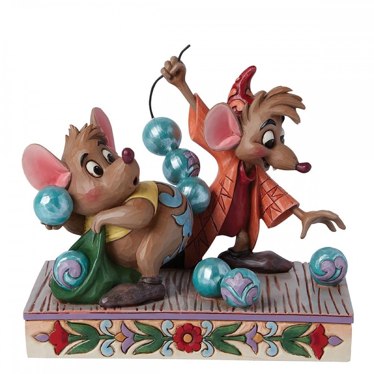 Enesco Disney - Cinderella Jaq and Gus stringing pearls - Tradition by Jim Shore