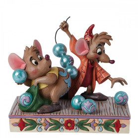 Enesco Disney - Cinderella Jaq and Gus stringing pearls - Tradition by Jim Shore