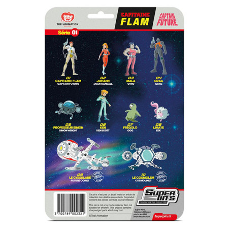 Captain Flam Pin's Blister Card Johann - Johan Randall