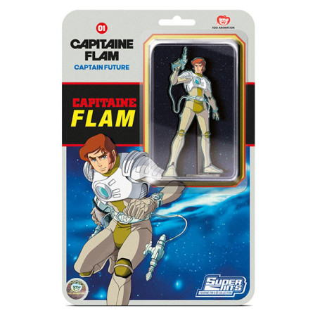 Captain Flam Pin's Blister Card Curtis Newton