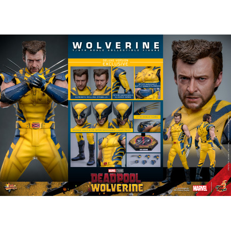 Hot Toys Marvel Deadpool & Wolverine - Wolverine MMS 1/6 Deluxe Version
