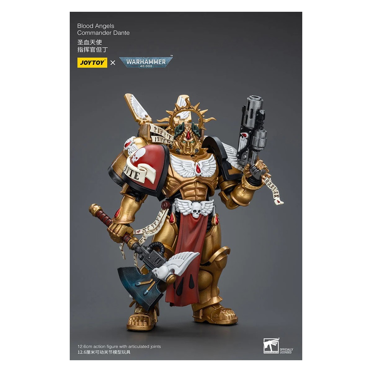 JoyToy Space Marines - Blood Angels Commander Dante - 1/18 - Warhammer 40K