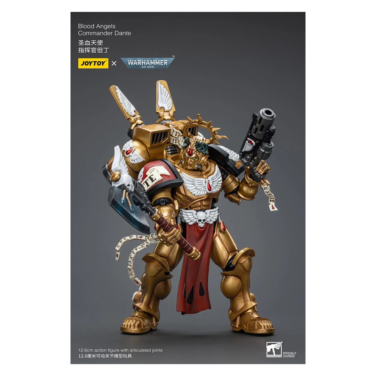 JoyToy Space Marines - Blood Angels Commander Dante - 1/18 - Warhammer 40K