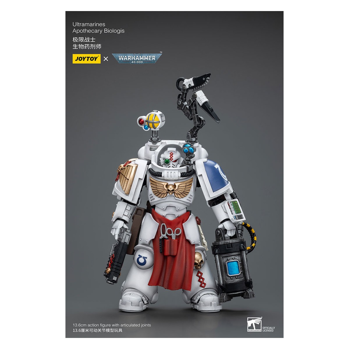 JoyToy Space Marines - Ultramarines - Apothecary Biologis 1/18 - Warhammer 40K