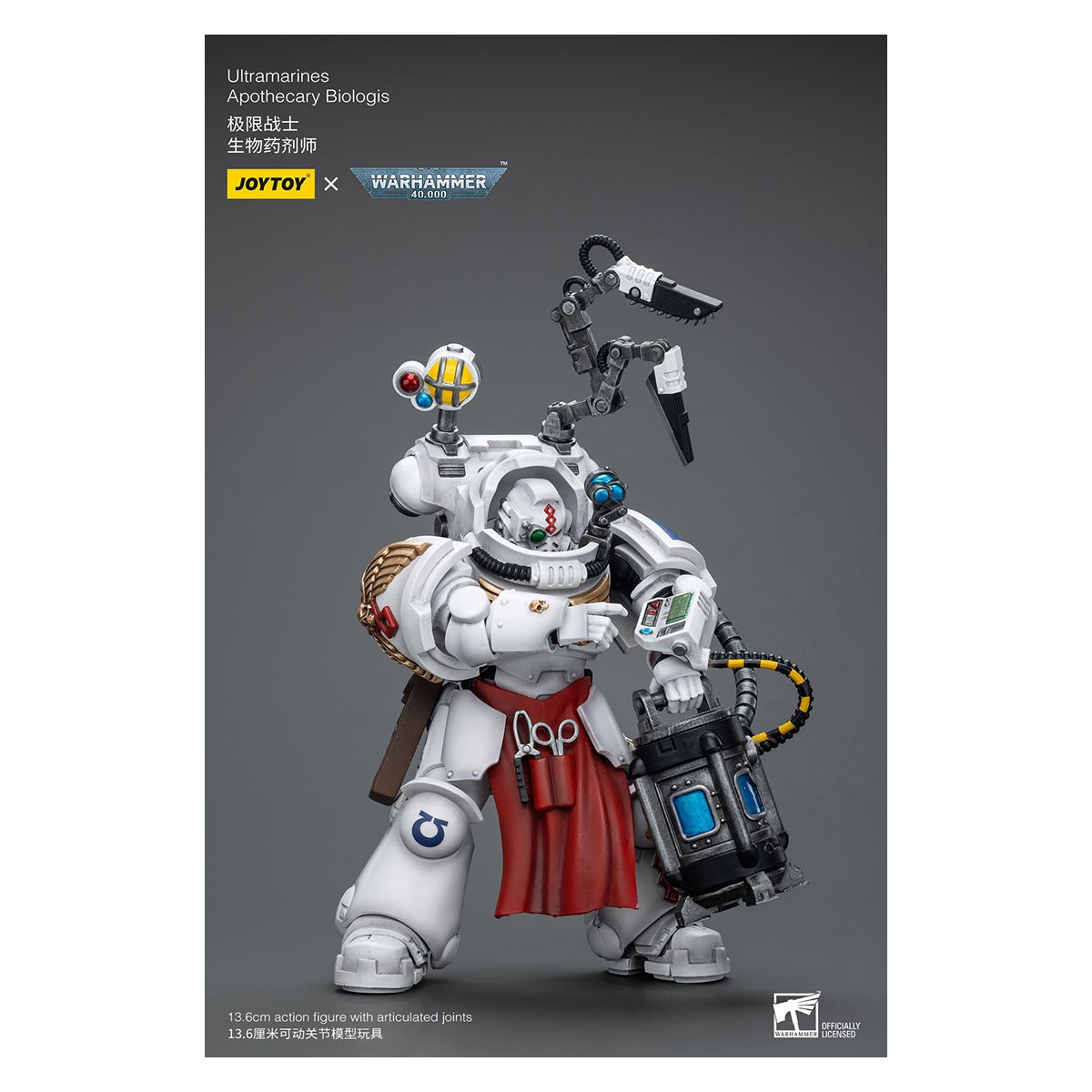 JoyToy Space Marines - Ultramarines - Apothecary Biologis 1/18 - Warhammer 40K