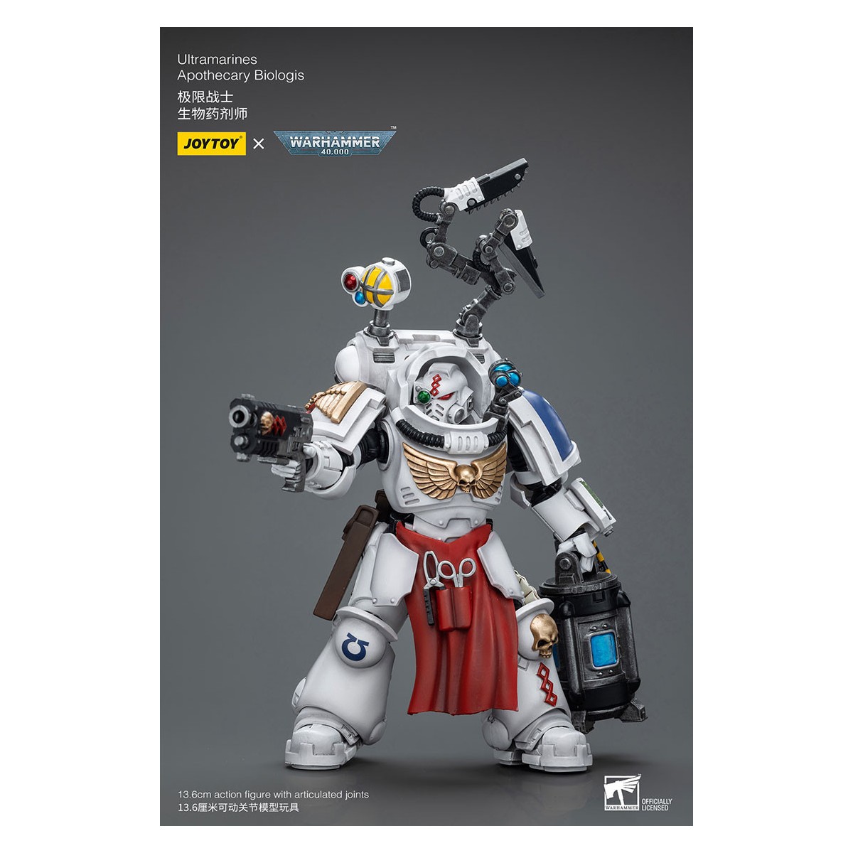 JoyToy Space Marines - Ultramarines - Apothecary Biologis 1/18 - Warhammer 40K