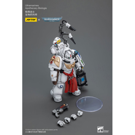 JoyToy Space Marines - Ultramarines - Apothecary Biologis 1/18 - Warhammer 40K