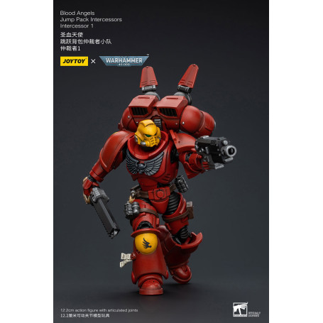JoyToy Space Marines - Blood Angels Jump Pack Intercessors 1 - 1/18 - Warhammer 40K