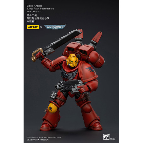 JoyToy Space Marines - Blood Angels Jump Pack Intercessors 1 - 1/18 - Warhammer 40K