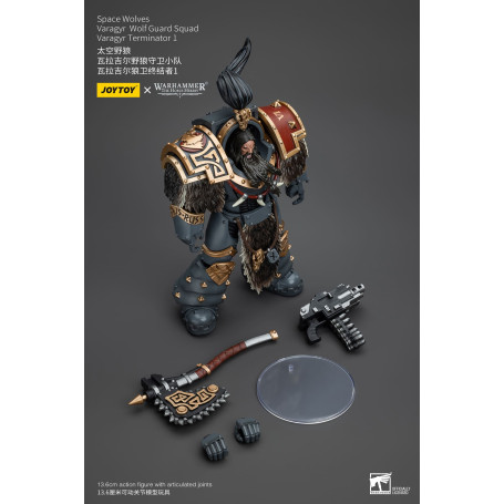 JoyToy Space Marines - Space Wolves - Varagyr Wolf Guard Squad - Varagyr Terminator 1 1/18 - Warhammer 40K