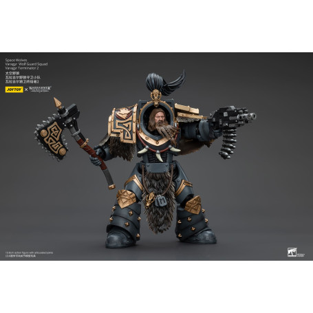 JoyToy Space Marines - Space Wolves - Varagyr Wolf Guard Squad - Varagyr Terminator 2 1/18 - Warhammer 40K