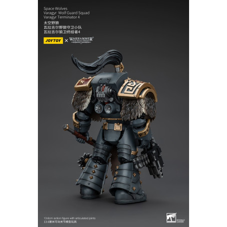 JoyToy Space Marines - Space Wolves - Varagyr Wolf Guard Squad - Varagyr Terminator 4 1/18 - Warhammer 40K