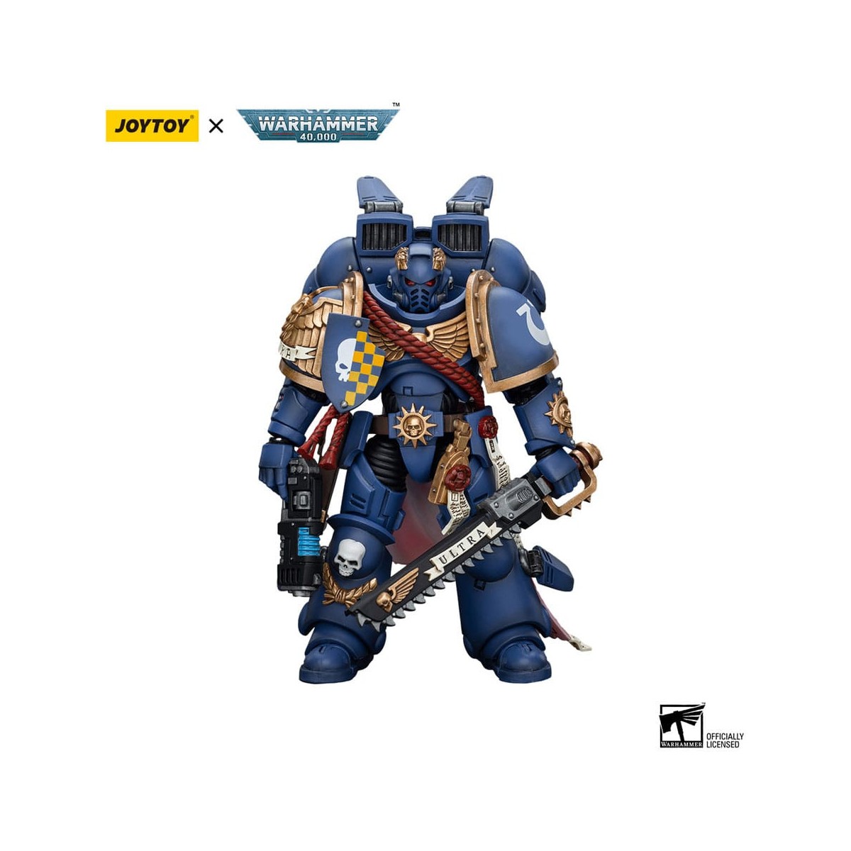 JoyToy - Space Marines - Ultramarines - Captain With Jump Pack 1/18 - Warhammer 40K