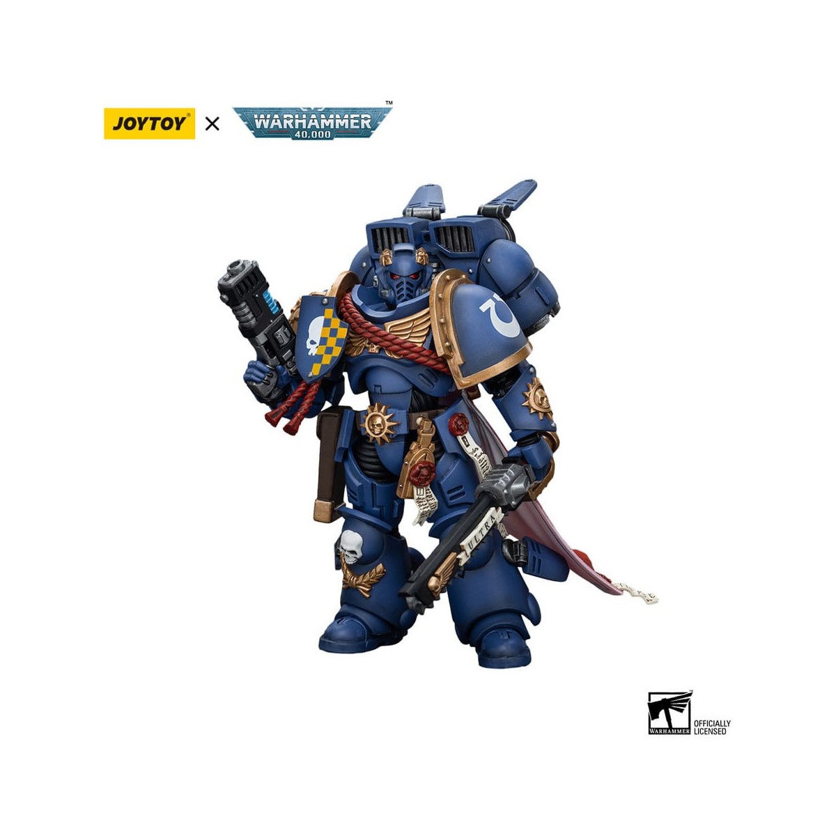 JoyToy - Space Marines - Ultramarines - Captain With Jump Pack 1/18 - Warhammer 40K