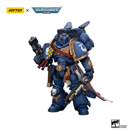 JoyToy - Space Marines - Ultramarines - Captain With Jump Pack 1/18 - Warhammer 40K