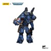 JoyToy - Space Marines - Ultramarines - Jump Pack Intercessors Sergeant With Plasma Pistol And Power Sword 1/18