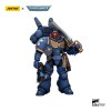 JoyToy - Space Marines - Ultramarines - Jump Pack Intercessors Sergeant With Plasma Pistol And Power Sword 1/18