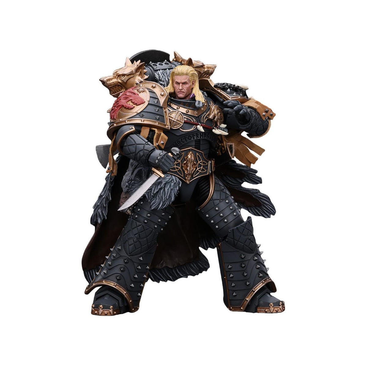 JoyToy Space Marines - Space Wolves Leman Russ Primarch of the VIth Legion - 1/18 - Warhammer The Horus Heresy