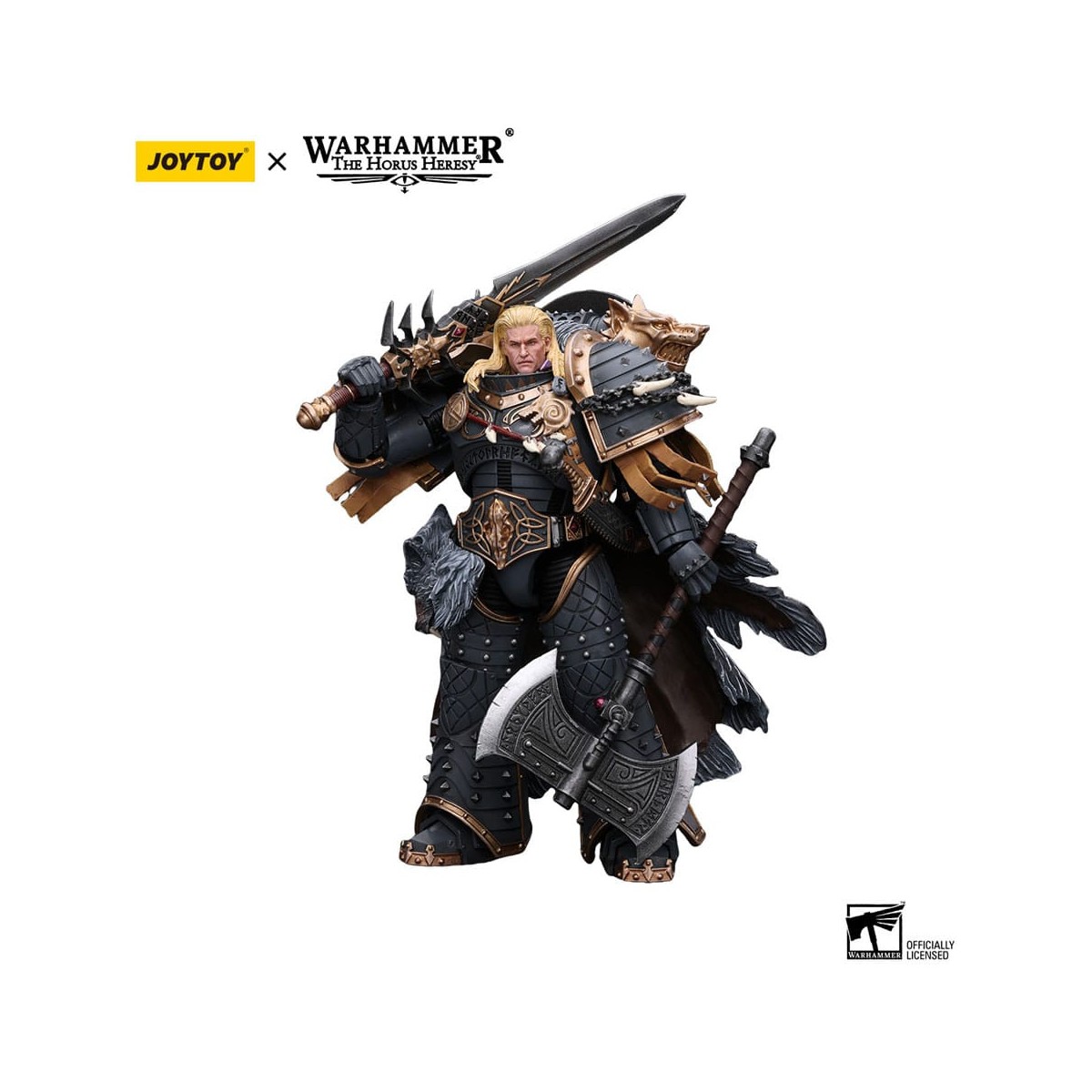 JoyToy Space Marines - Space Wolves Leman Russ Primarch of the VIth Legion - 1/18 - Warhammer The Horus Heresy