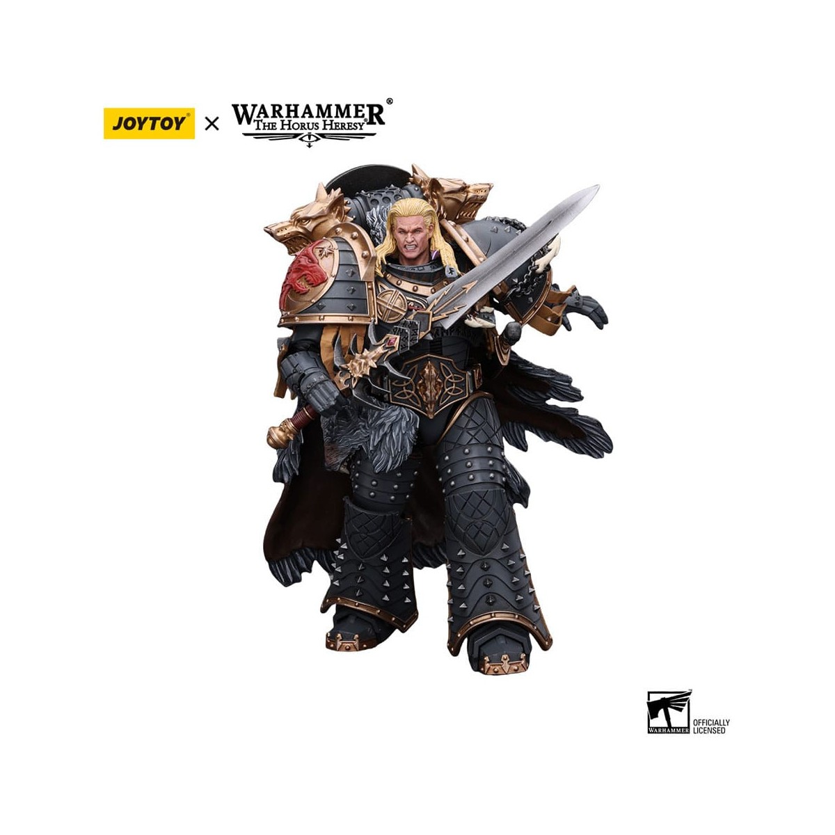 JoyToy Space Marines - Space Wolves Leman Russ Primarch of the VIth Legion - 1/18 - Warhammer The Horus Heresy