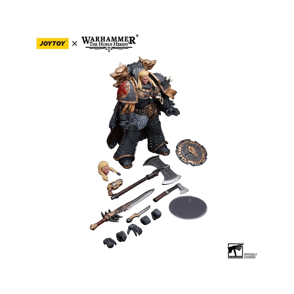 JoyToy Space Marines - Space Wolves Leman Russ Primarch of the VIth Legion - 1/18 - Warhammer The Horus Heresy