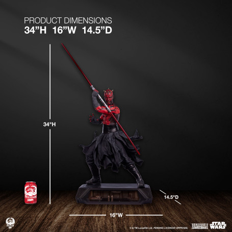 PCS Star Wars- Darth Maul Deluxe 1/3 Scale Epic Series Statue - Episode I The Phantom Menace