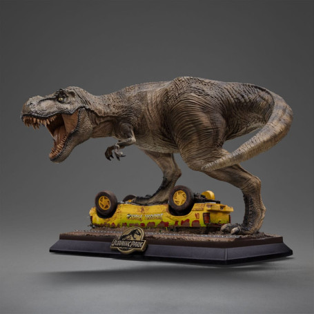 Iron Studios - T-Rex Attack - Jurassic Park Icons