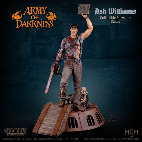 Syndicate Collectibles - Evil Dead Army of Darkness - Ash Williams Premium Statue 1/10 Apex Edition