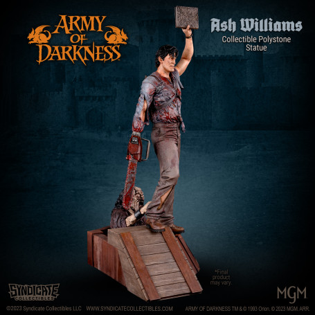 Syndicate Collectibles - Evil Dead Army of Darkness - Ash Williams Premium Statue 1/10 Apex Edition