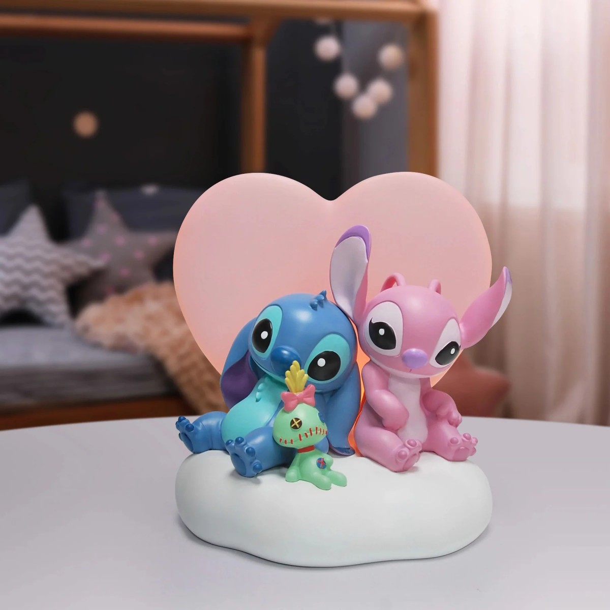 Grand Jester Studios Lilo and stitch - Stitch & Angel Heart light-up figure