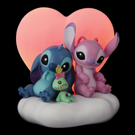 Grand Jester Studios Lilo and stitch - Stitch & Angel Heart light-up figure