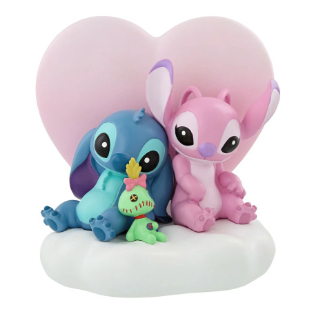 Grand Jester Studios Lilo and stitch - Stitch & Angel Heart light-up figure