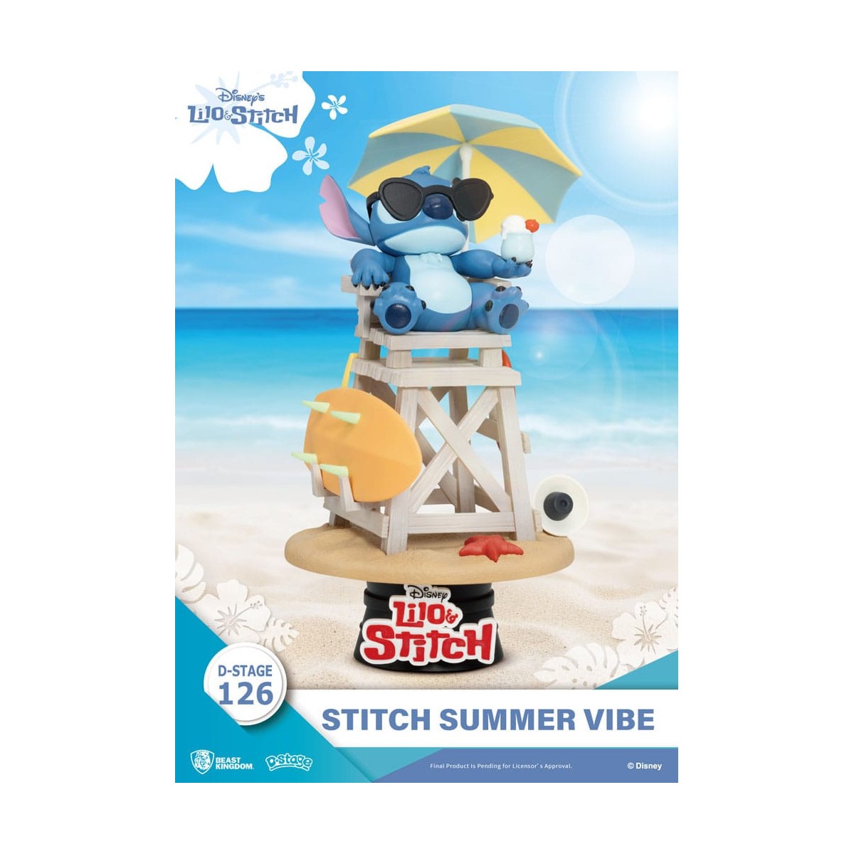 Beast Kingdom Disney Lilo & Stitch - Stitch Summer Vibe - D-Stage 