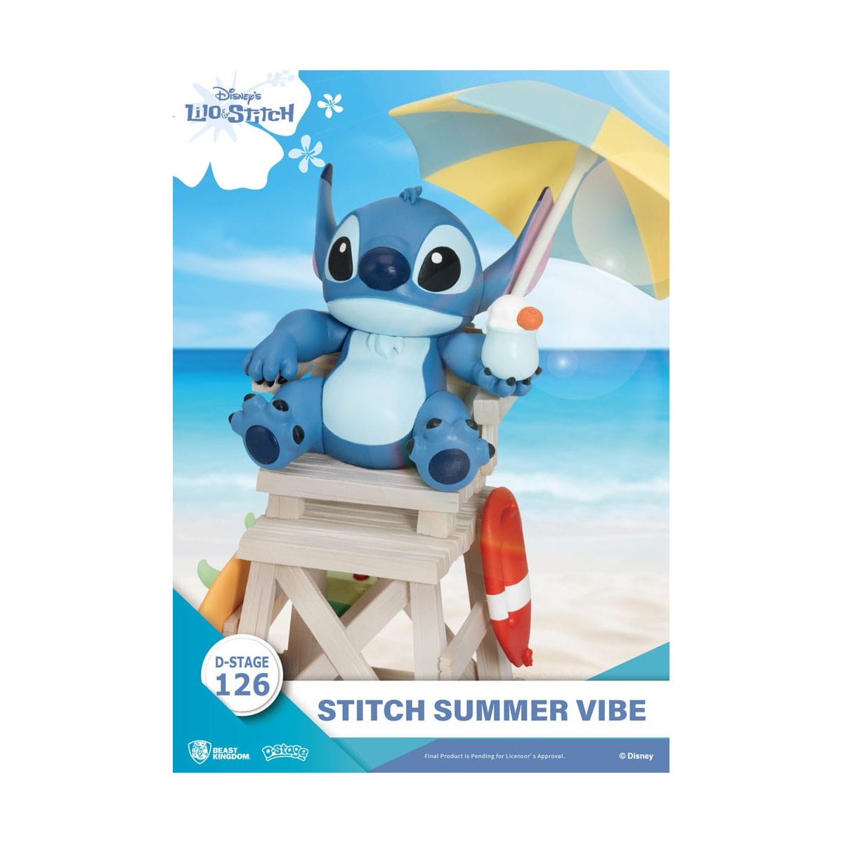 Beast Kingdom Disney Lilo & Stitch - Stitch Summer Vibe - D-Stage 