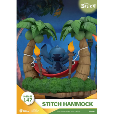 Beast Kingdom Disney Lilo & Stitch - Stitch Hammock - D-Stage