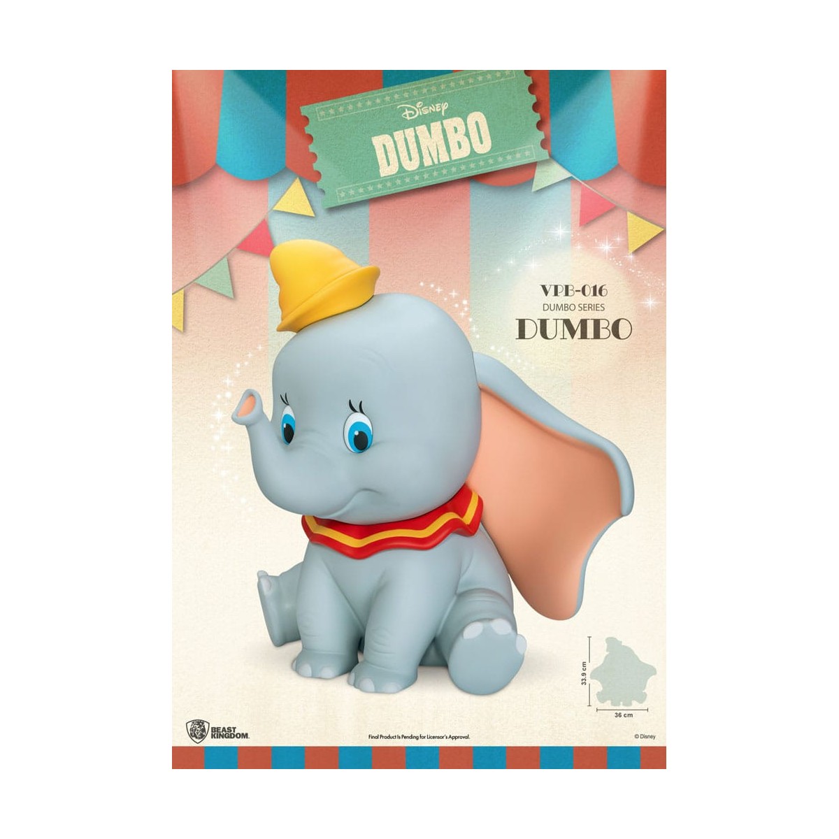 Beast Kingdom Disney - DUMBO giant money box