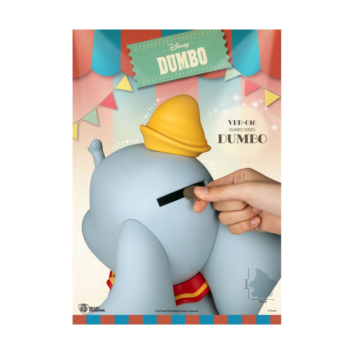 Beast Kingdom Disney - DUMBO giant money box