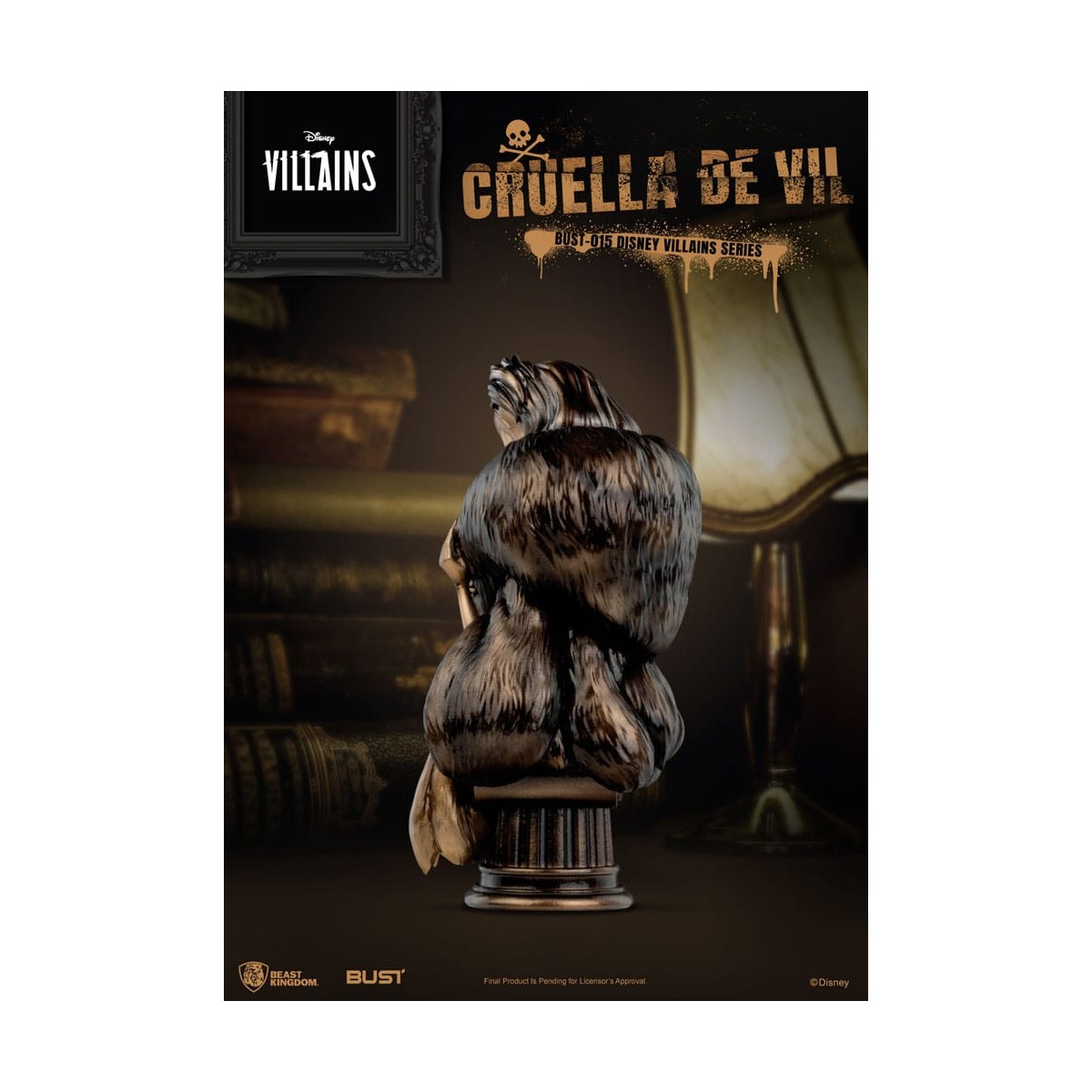Beast Kingdom - Disney Villains Series Cruella De Vil pvc bust