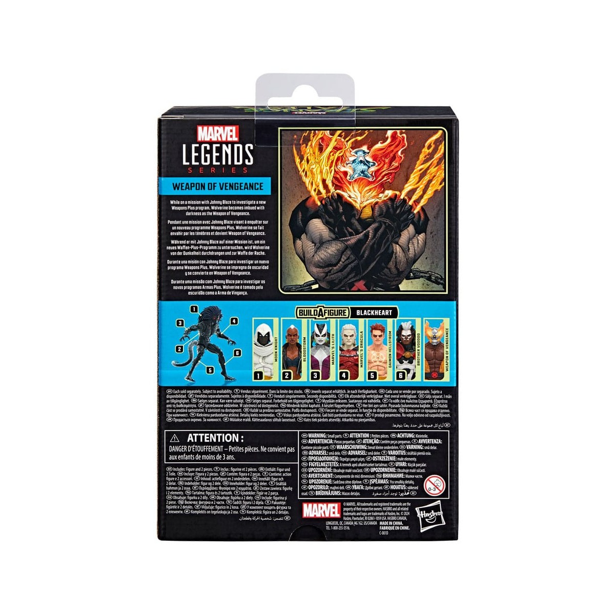 Marvel Legends Strange Tales - Weapon of Vengeance (Hellverine) - Blackheart BAF