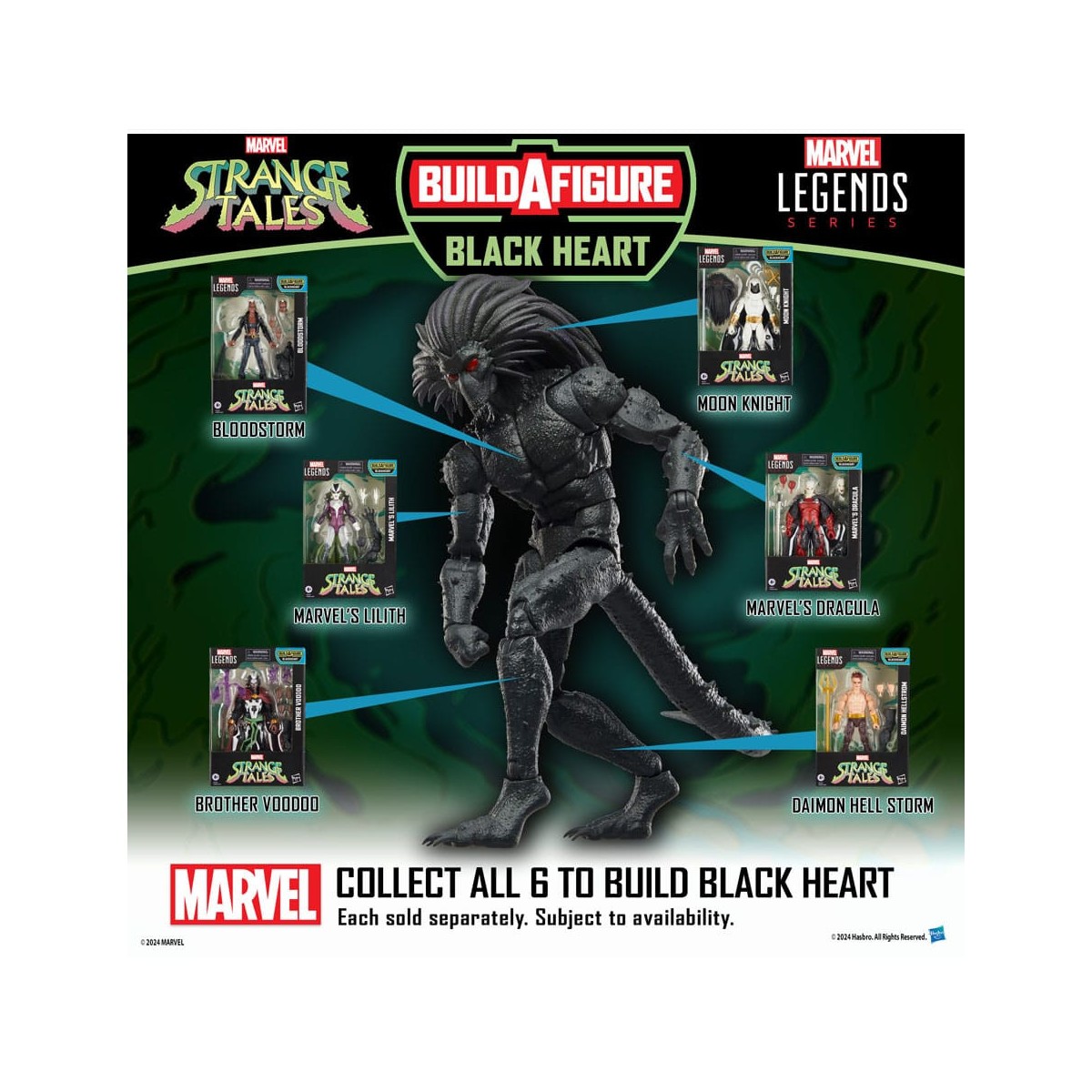 Marvel Legends Strange Tales - Hellstrom - Blackheart BAF