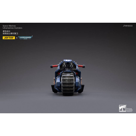 JoyToy Space Marines - Ultramarines - Outrider Bike 1/18 - Warhammer 40K